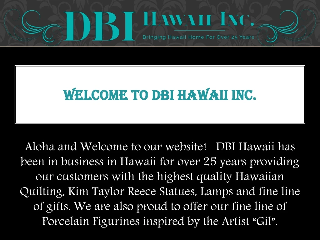 welcome to dbi hawaii inc