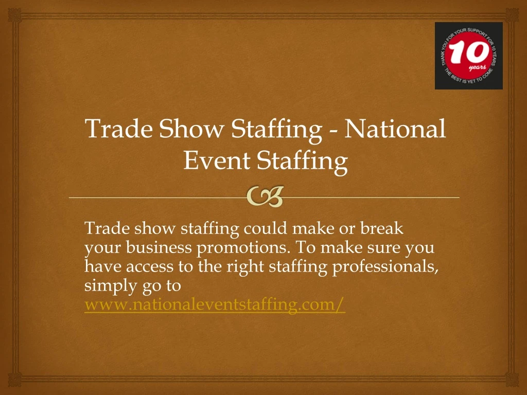 trade show staffing national event staffing