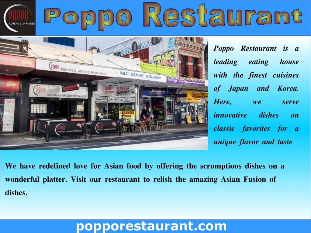 poppo restaurant is a leading with the finest
