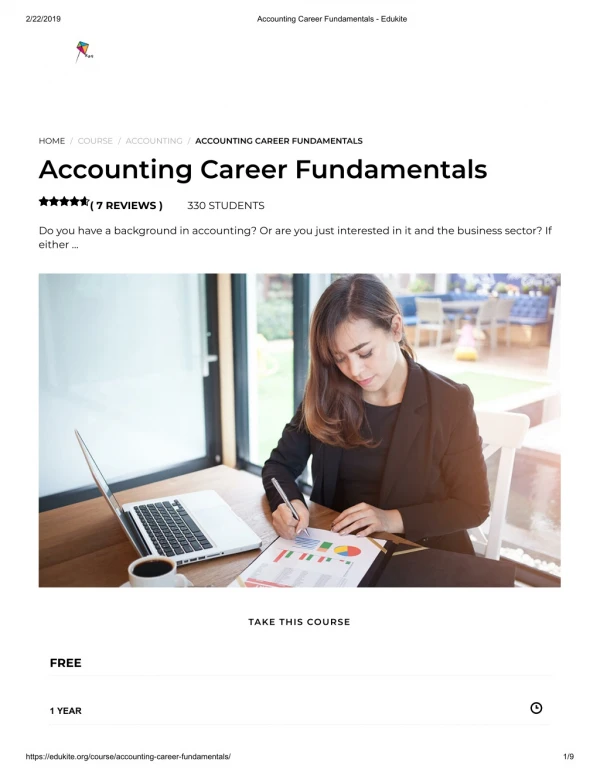 Accounting Career Fundamentals - Edukite