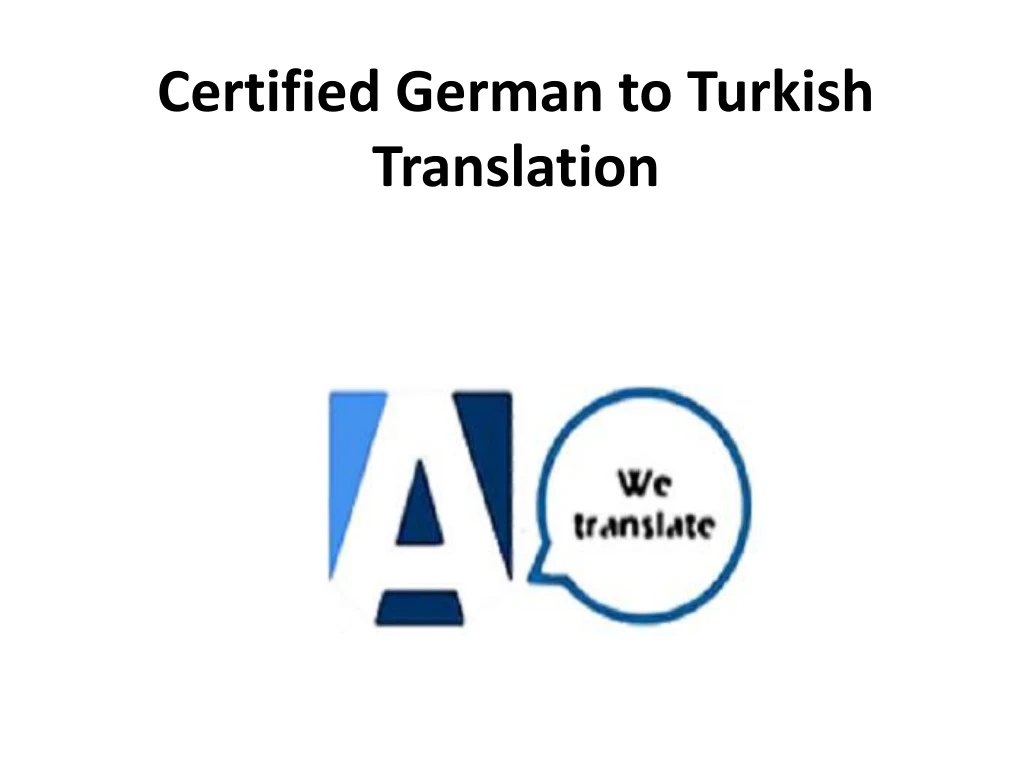 certified german to turkish translation