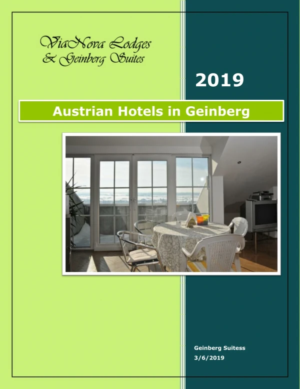 Austrian Hotels in Geinberg