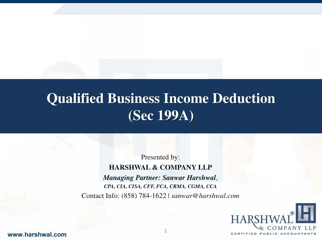 qualified business income deduction sec 199a