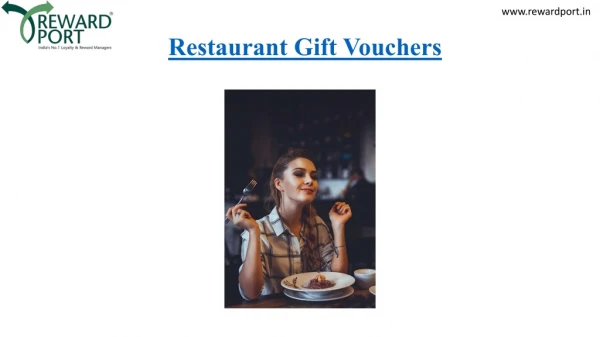 Restaurant Gift Vouchers
