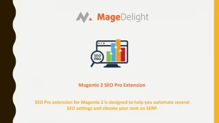 Enhance Online visibility with Magento 2 SEO Pro Extension - slide 1