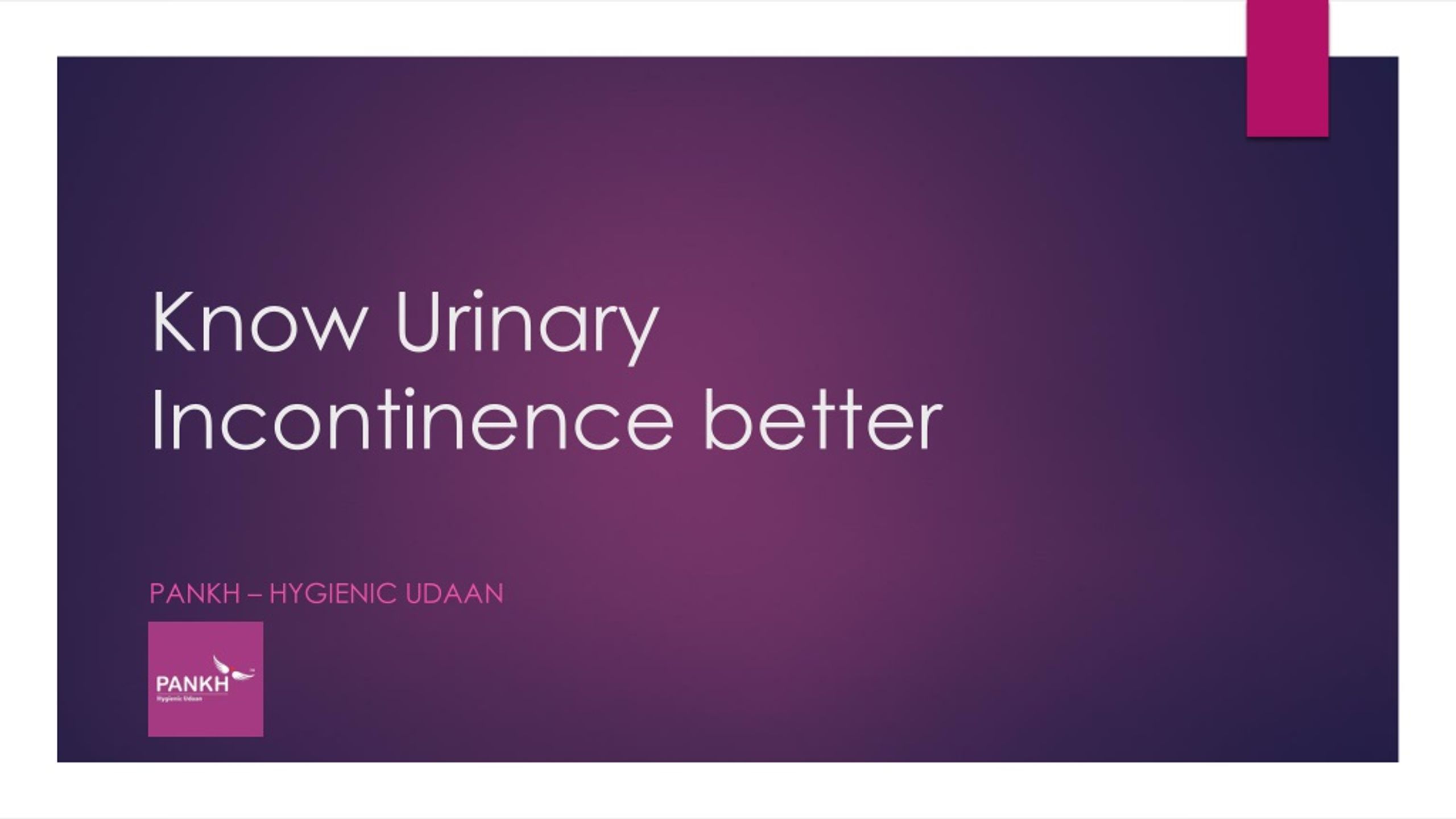 PPT - Know urinary incontinence better PowerPoint Presentation, free ...