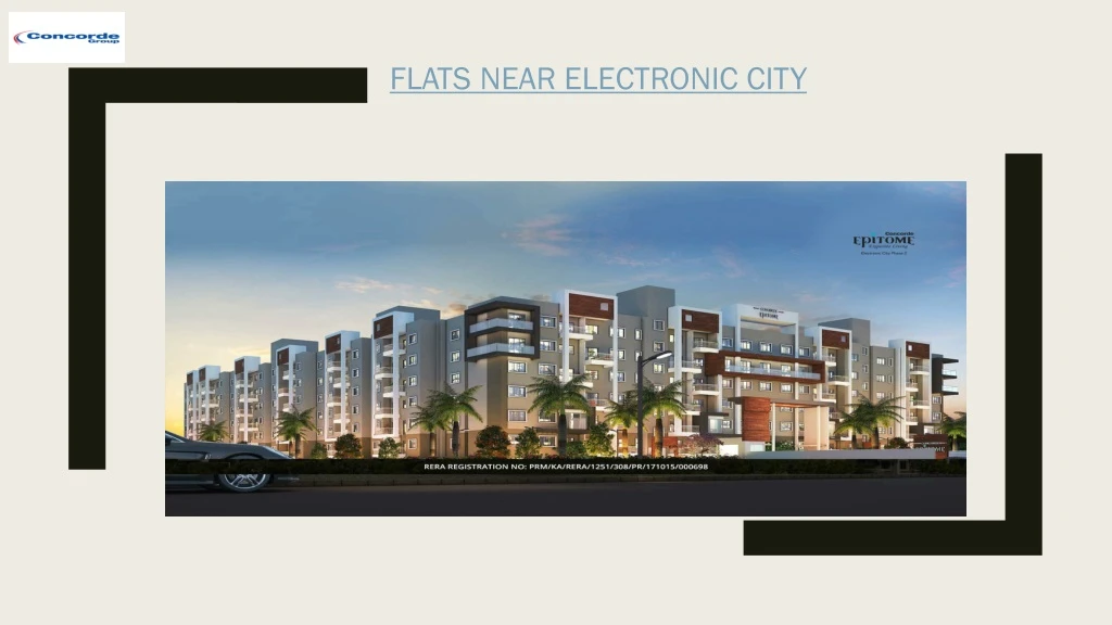 flats near electronic city