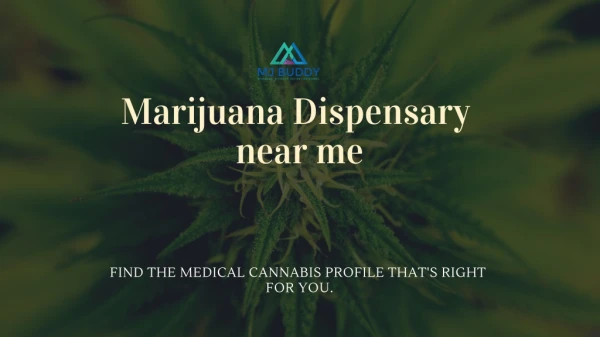 Now find marijuana dispensary near me with mjbuddy app