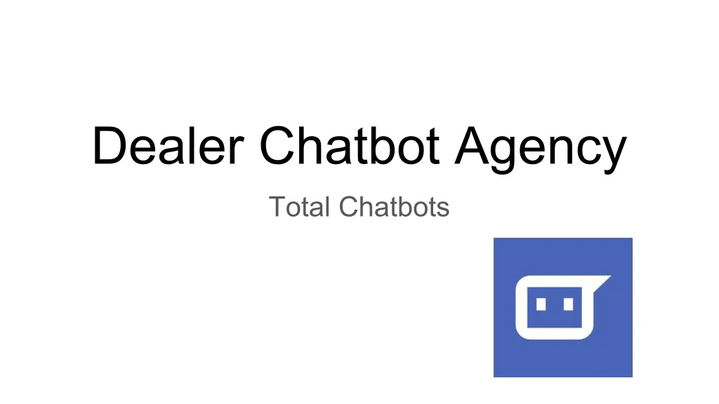 dealer chatbot agency
