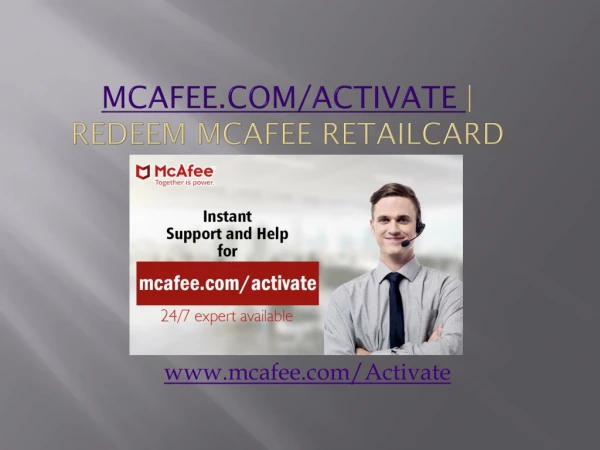 McAfee Activate - mcafee.com/activate | Redeem Retailcard