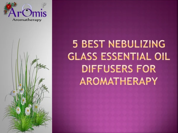 5 Best Nebulizing Glass Essential Oil Diffusers For Aromatherapy