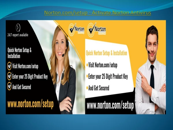 Norton.com/setup - Activate Norton Antivirus