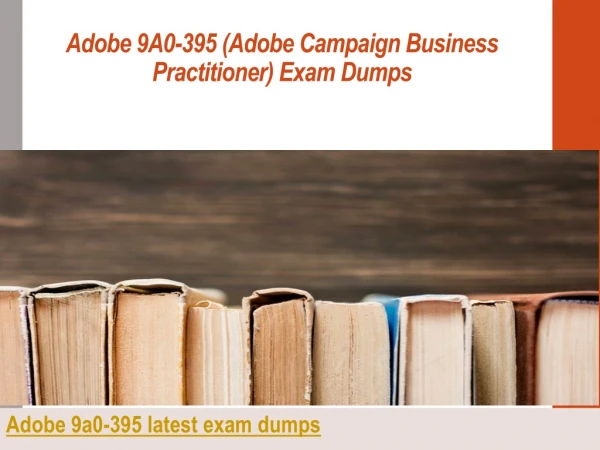 Adobe authenticated and verified 9A0-395 exam dumps
