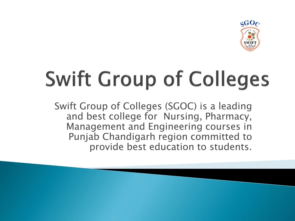 swift group of colleges