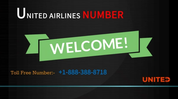 United Airlines Number 1-888-388-8718