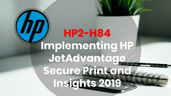 HP2-H84 PDF Dumps