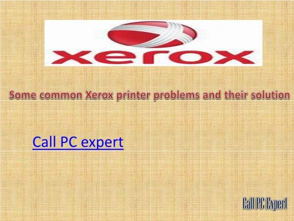 xerox printing problem