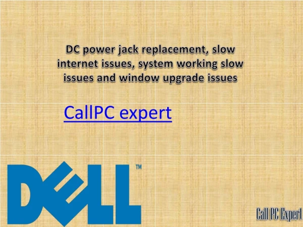 dell DC power jack replacement