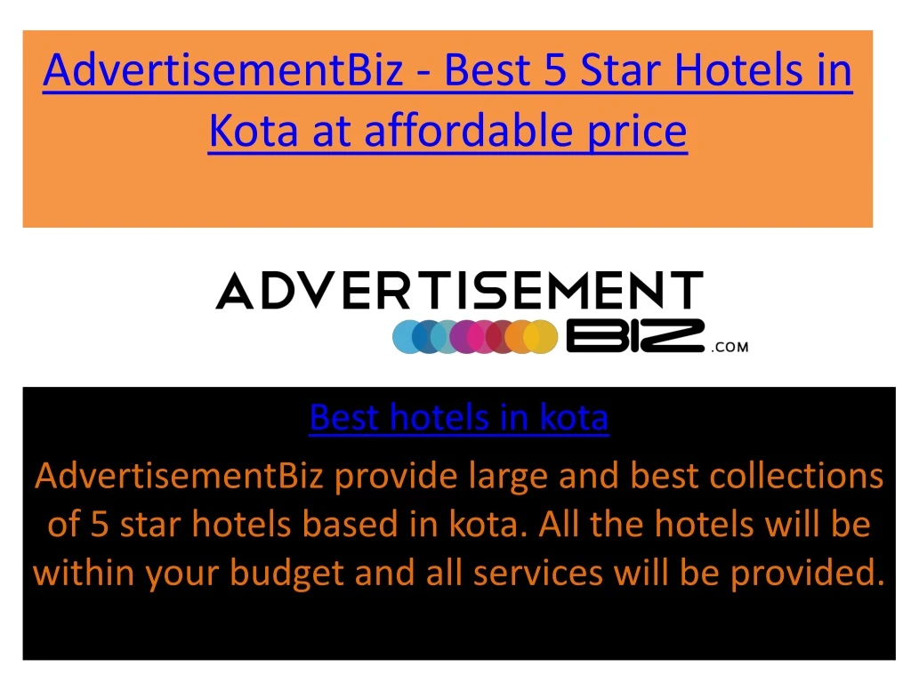 advertisementbiz best 5 star hotels in kota at affordable price