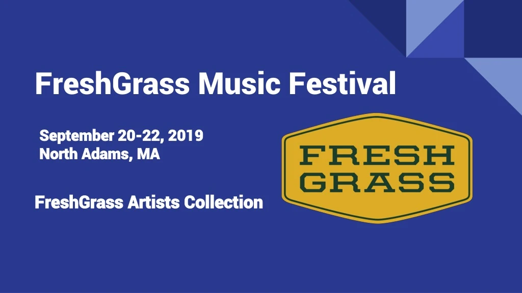 freshgrass music festival