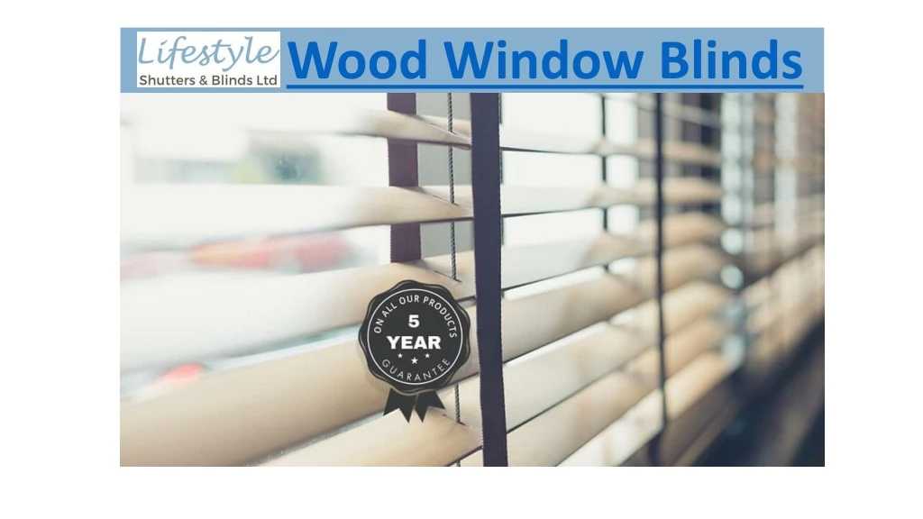 wood window blinds