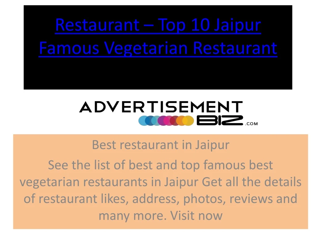 restaurant top 10 jaipur famous vegetarian restaurant