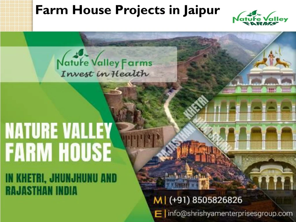 farm house projects in jaipur