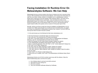 MalwareBytes Issues - slide 1