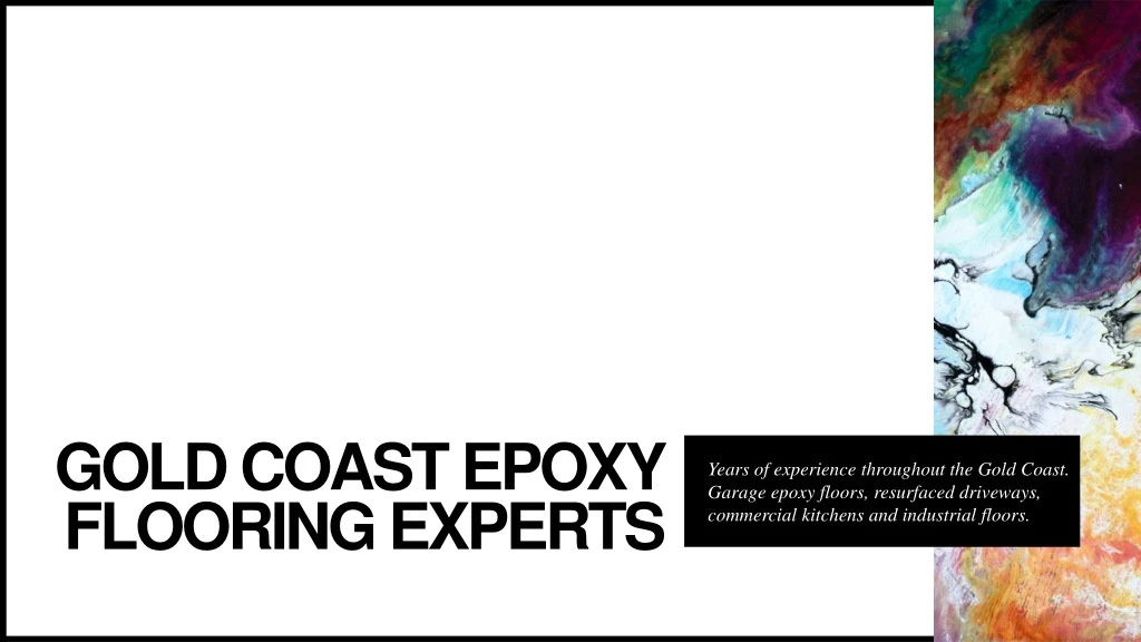 gold coast epoxy flooring experts