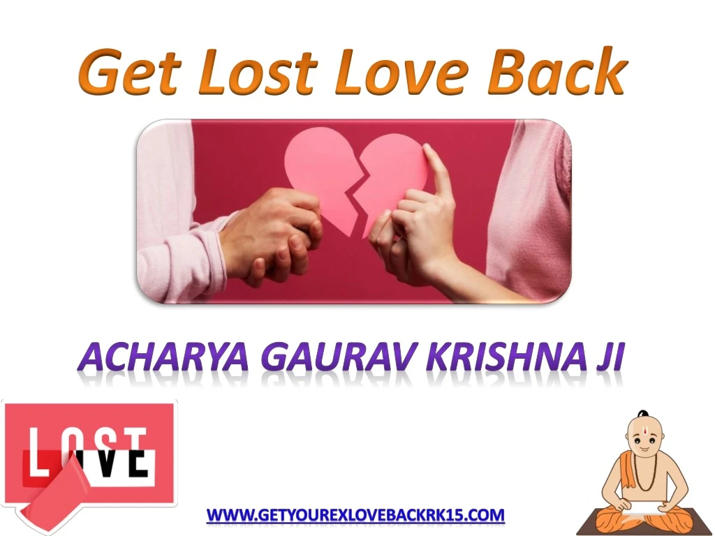 get lost love back acharya gaurav krishna ji