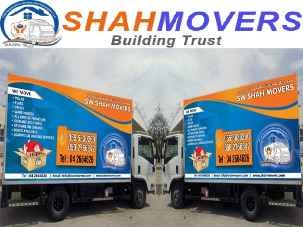 Movers and Packers in Dubai - Shah Movers