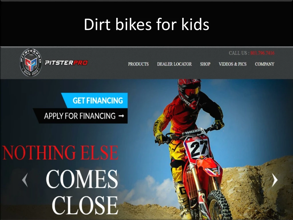 dirt bikes for kids
