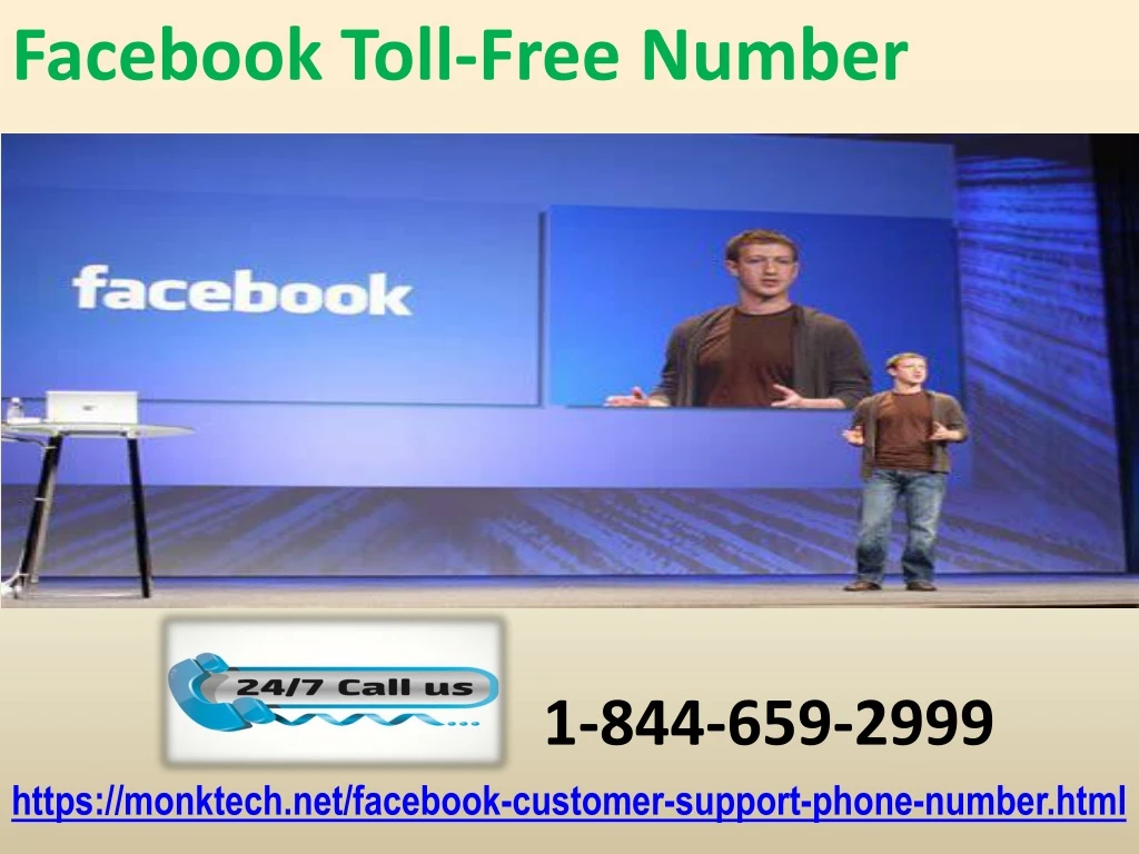 facebook toll free number