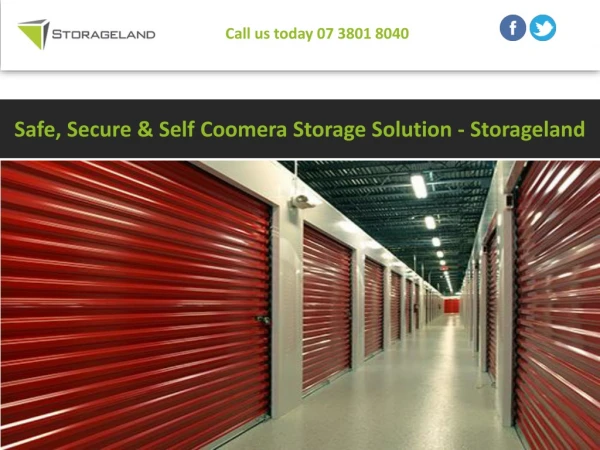 Safe, Secure & Self Coomera Storage Solution – Storageland