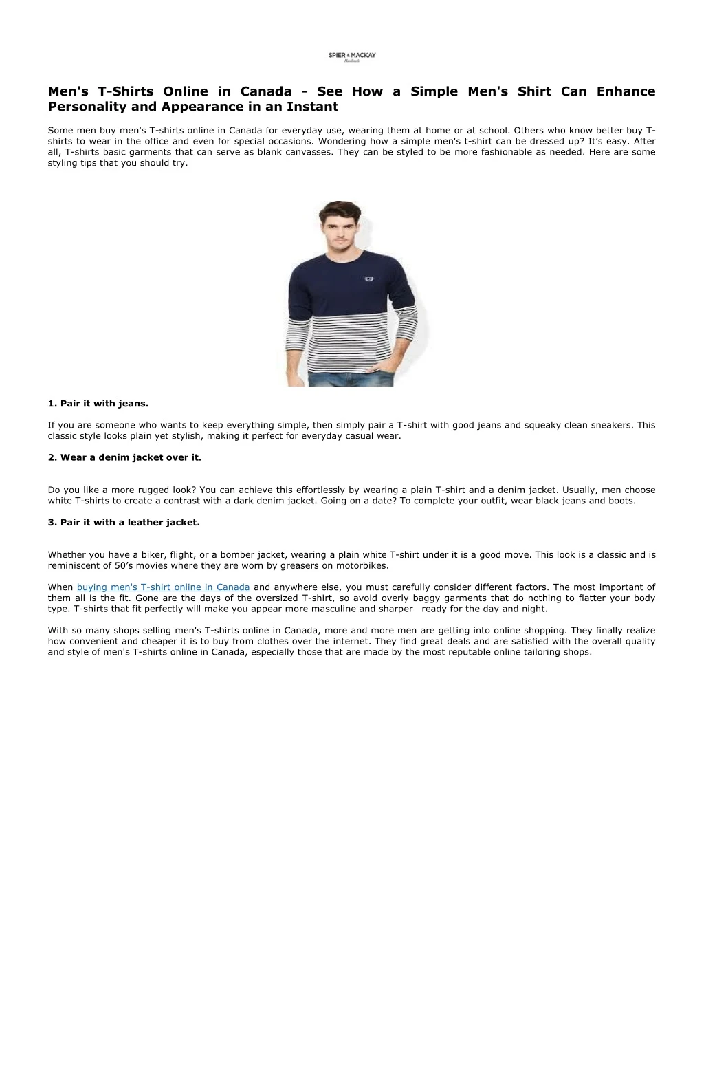 men s t shirts online in canada see how a simple