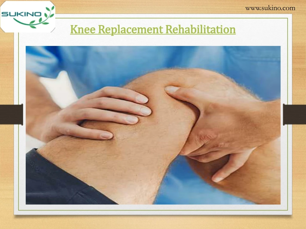 knee replacement rehabilitation