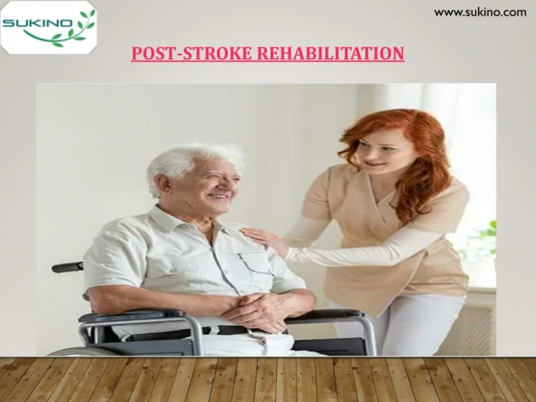 Post-Stroke Rehabilitation