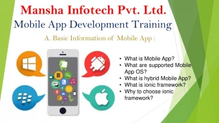 Mobile App Development - slide 1
