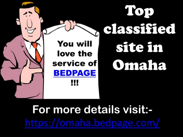 Top classified site in Omaha- Bedpage