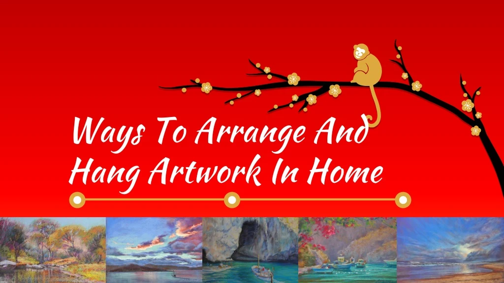 ways to arrange and hang artwork in home