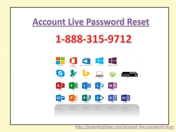 Account Live Password Reset @ 1-888-315-9712