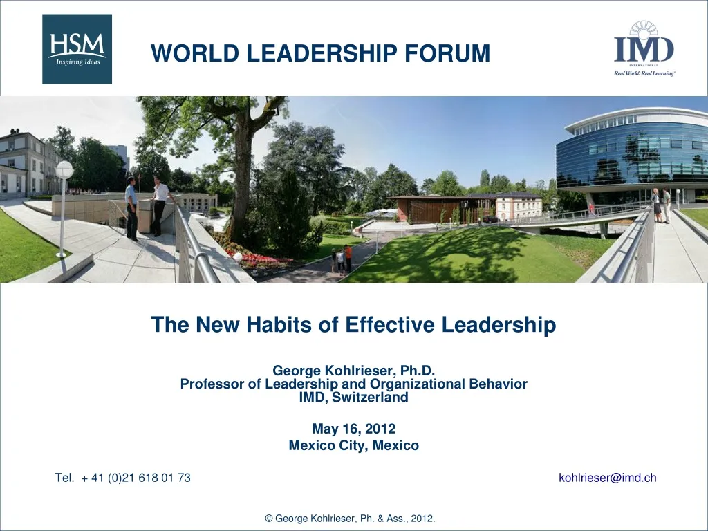 world leadership forum