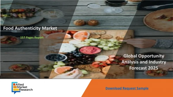 Food Authenticity Market In-depth Analysis By 2023