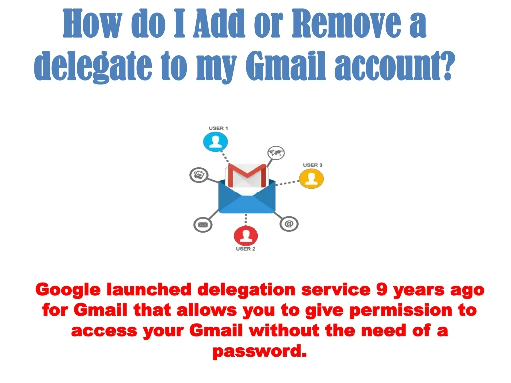 how do i add or remove a delegate to my gmail