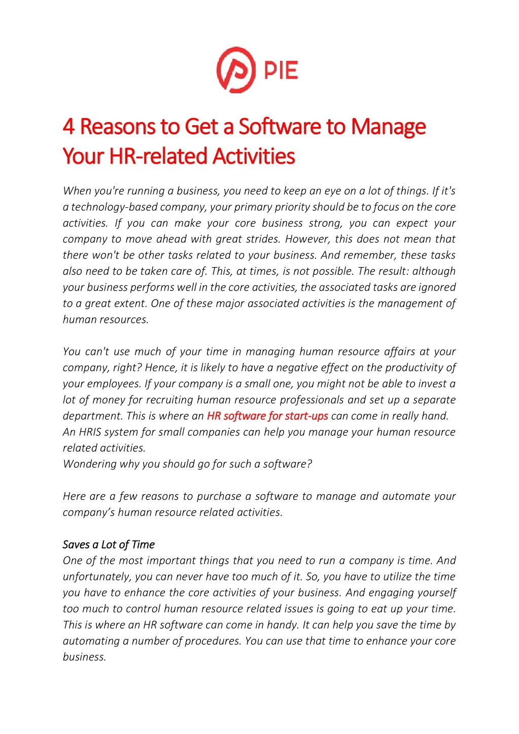 4 reasons to get a software to manage 4 reasons