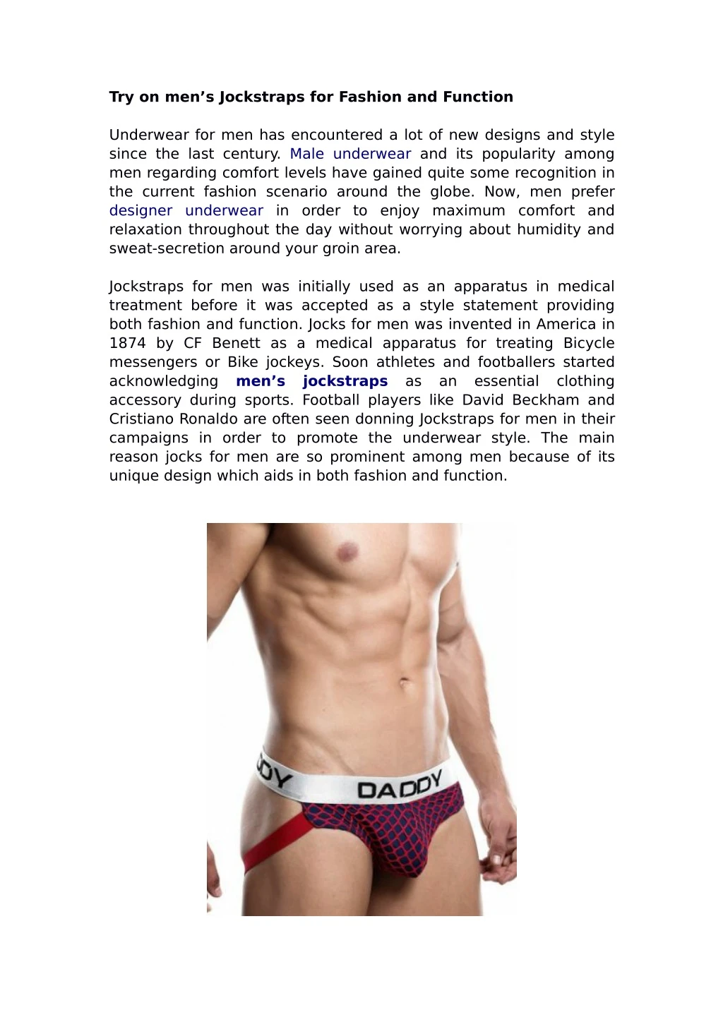 try on men s jockstraps for fashion and function