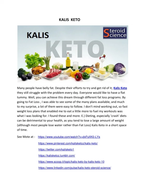 Kalis keto