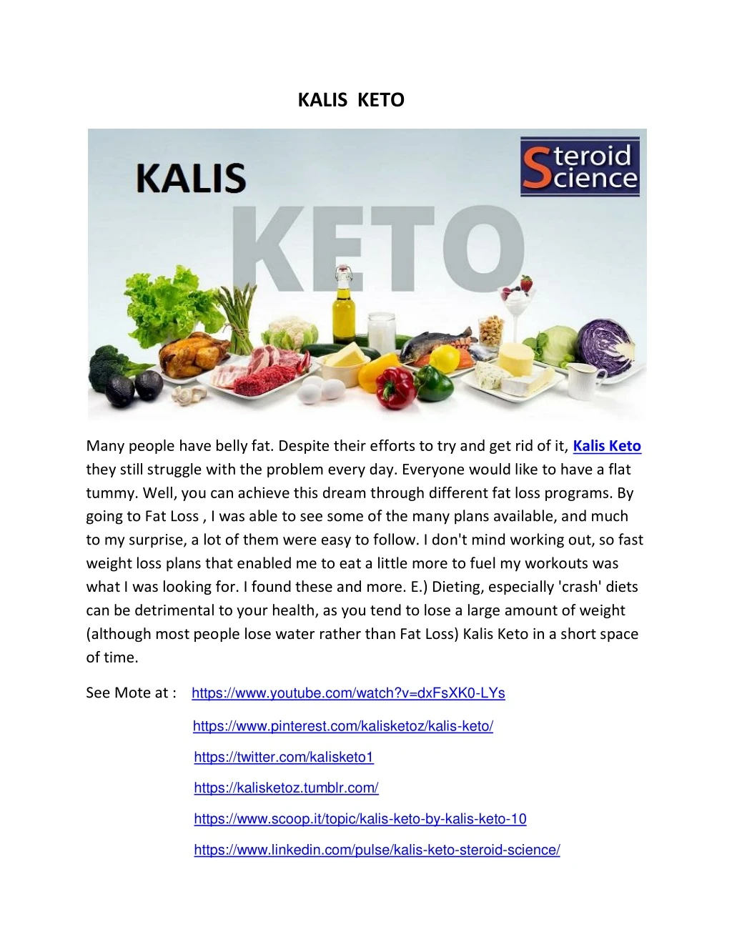 kalis keto