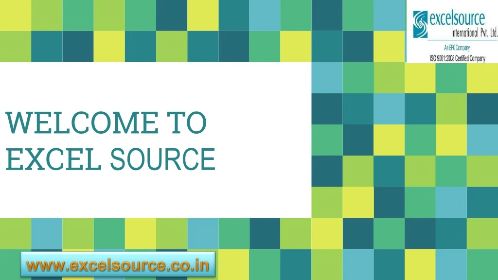 welcome to excel source