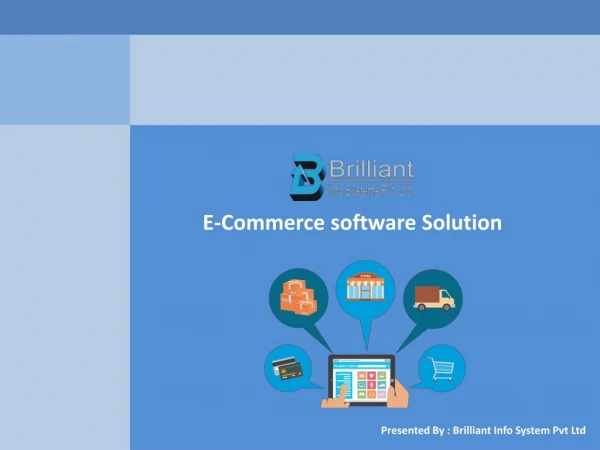 E-Commerce software Solution